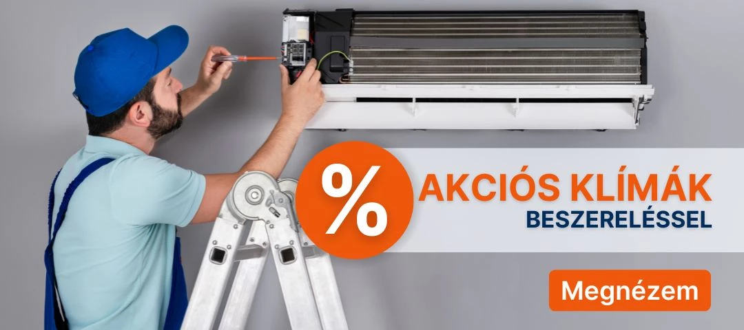 Akciós klímák beszereléssel