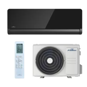   Fisher Art oldalfali inverteres monosplit klíma szett 3,5 kW Antracit - Fekete tükrös előlappal ( FSAIF-Art-124AE3-B/FSOAIF-Art-124AE3 )