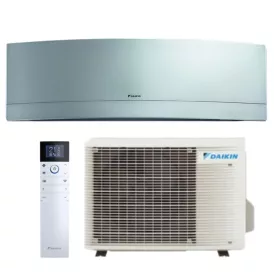   Daikin Emura ezüst oldallfali inverteres monosplit klíma szett 2,5 kW (FTXJ25MS/RXJ25M)